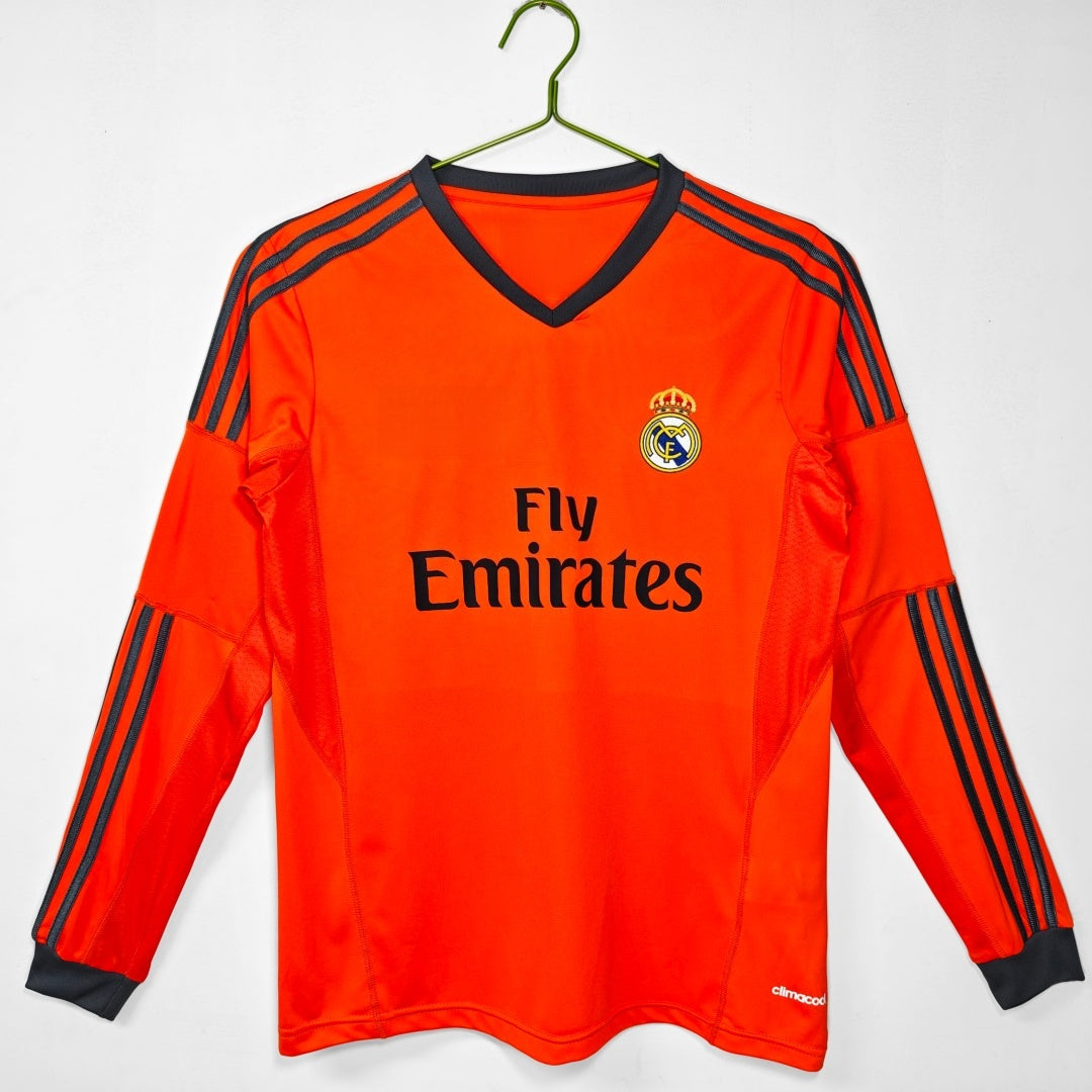 2013-2014 Maillot Retro Real Madrid Third Manches Longues