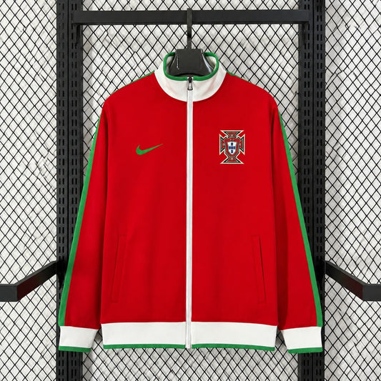 Veste coupe-vent réversible Portugal red