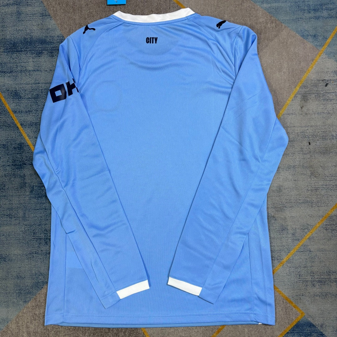 Maillot 25/26 Manchester City  Domicile  Manches Longues