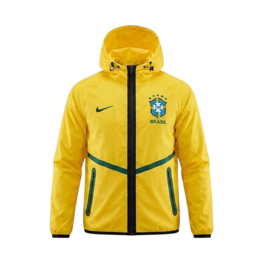 Veste coupe-vent Brésil homme bleu training 2026