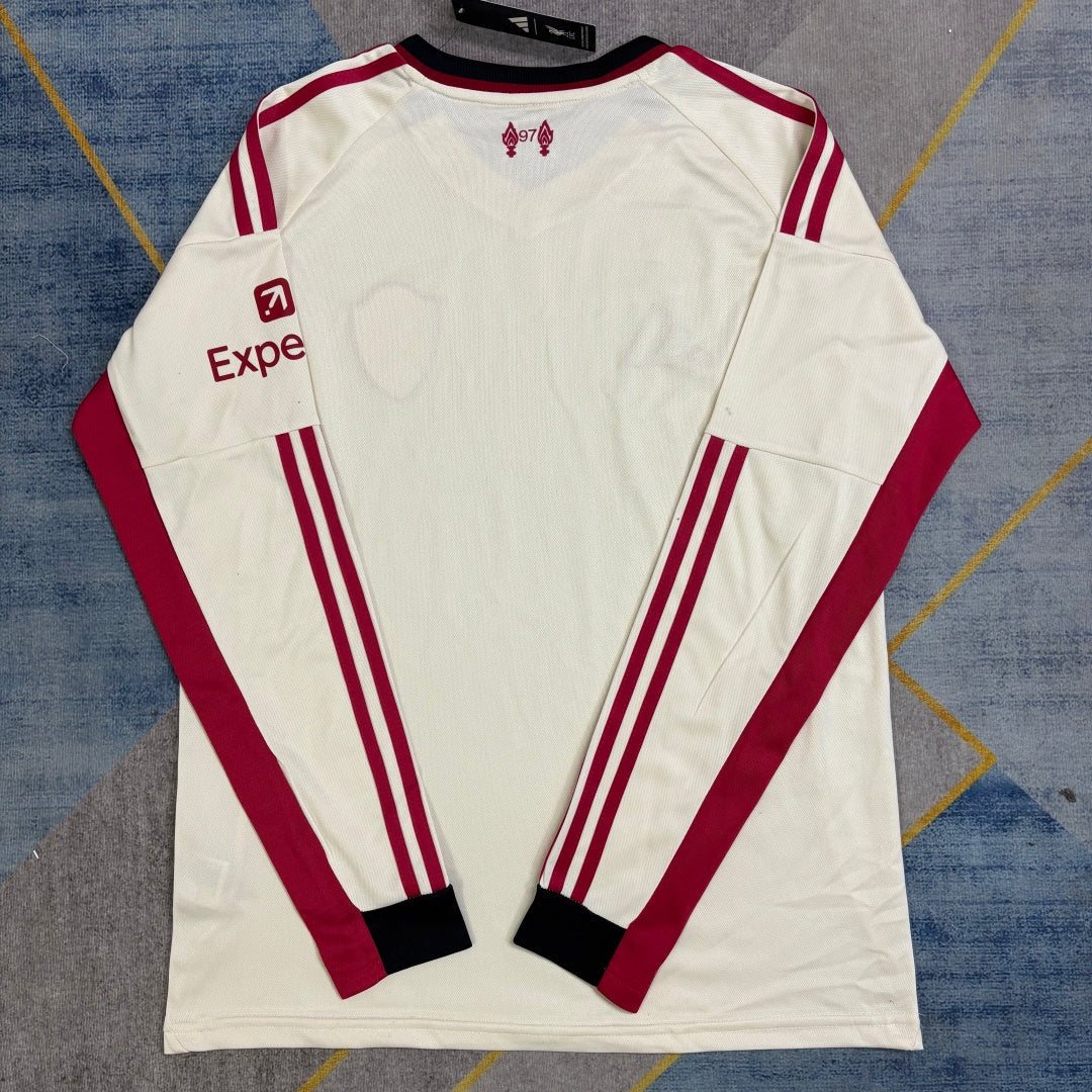 Maillot 25/26 Maillot Liverpool Extérieur  Manches Longues