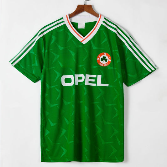 1990-1992 Maillot Ireland Domicile Retro