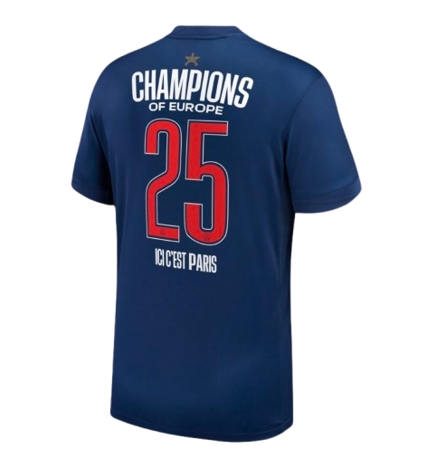 Maillot 24/25 PSG Champions (FLOQUÉ)