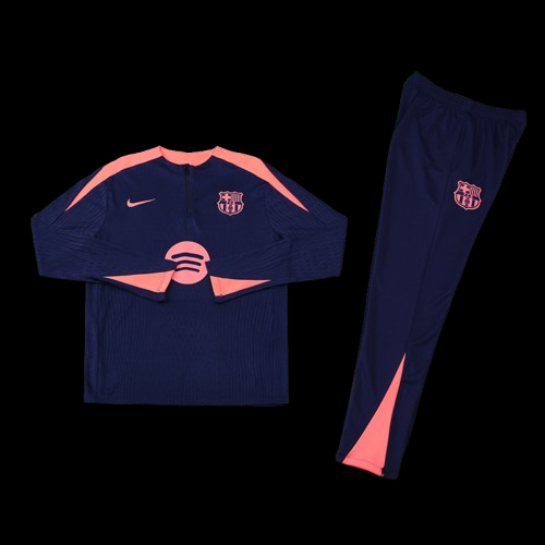 Ensemble survêtement FC Barcelone – Marine et saumon