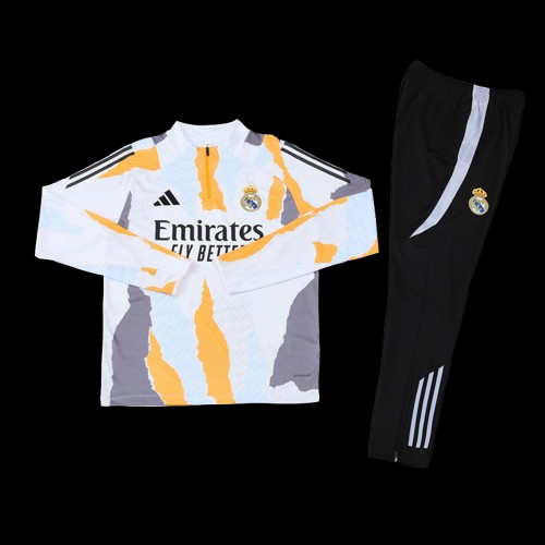 Ensemble survêtement Real Madrid – Blanc multicolore