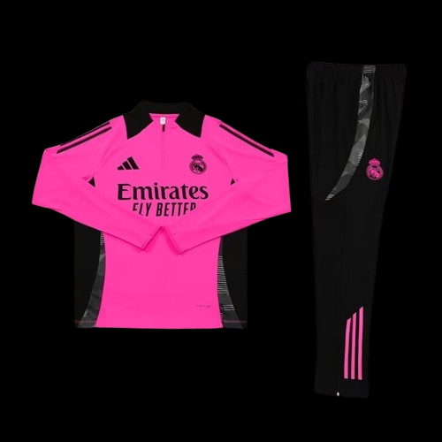 Ensemble survêtement Real Madrid – Rose et noir