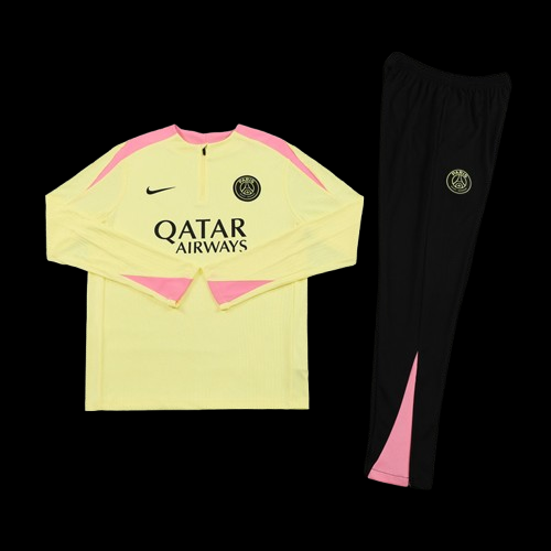 Ensemble survêtement Paris Saint-Germain – Jaune et rose