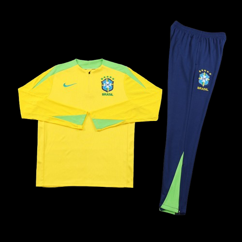 Ensemble survêtement Brésil – Jaune et vert