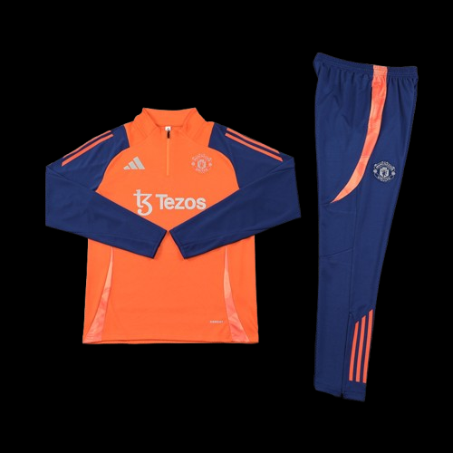Ensemble survêtement Manchester United – Orange et marine