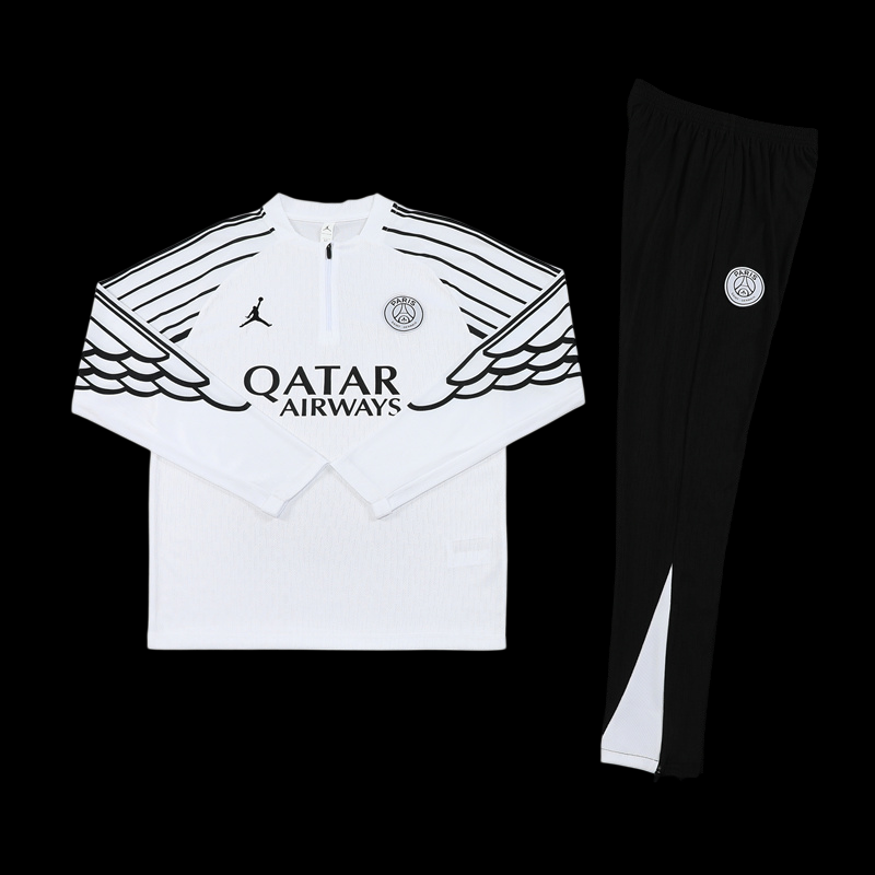 Ensemble survêtement Paris Saint-Germain – Blanc et noir