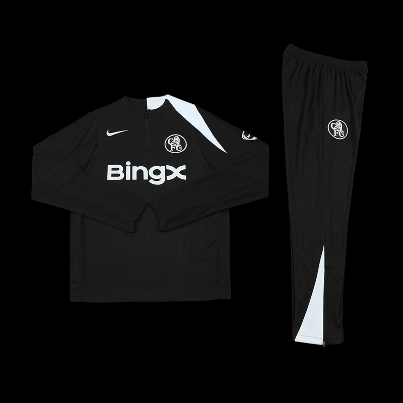 Ensemble survêtement Chelsea – Noir et blanc
