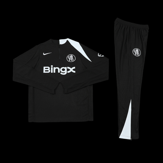Ensemble survêtement Chelsea – Noir et blanc