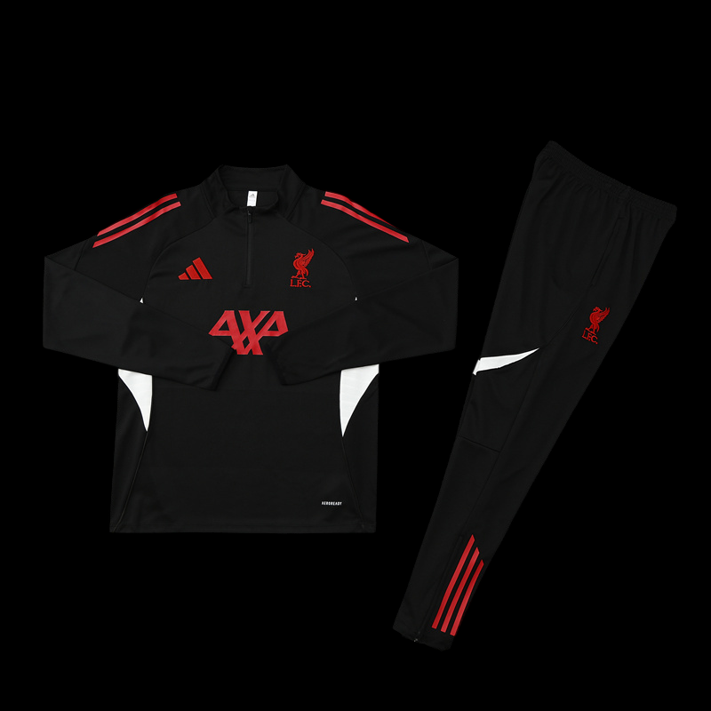 Ensemble survêtement Liverpool – Noir et rouge
