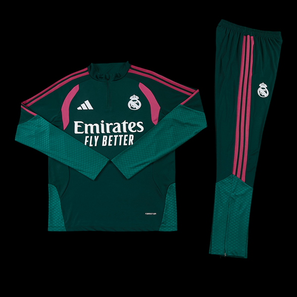 Ensemble survêtement Real Madrid – Vert et rose