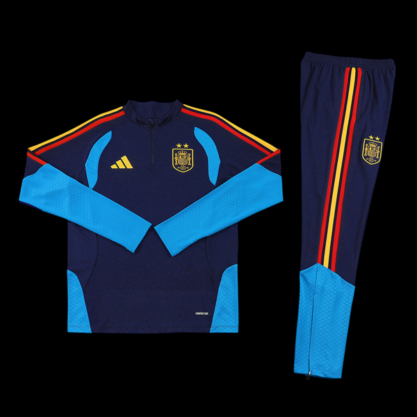 Ensemble survêtement Espagne – Marine et bleu ciel