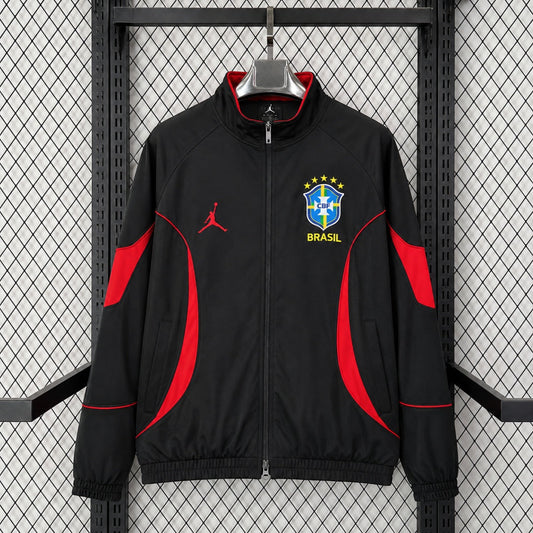 Veste coupe-vent réversible Brésil black