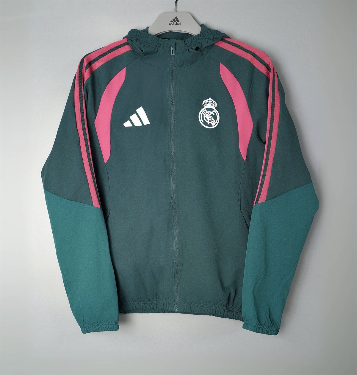 Veste coupe-vent réversible Real Madrid green