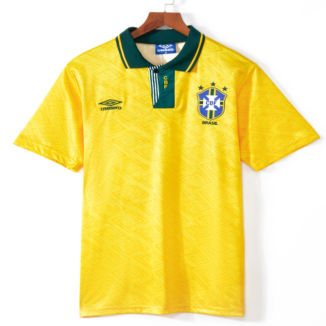 1993-1994 Maillot Brésil Domicile Rétro