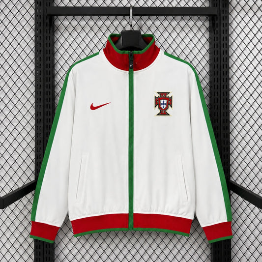 Veste coupe-vent réversible Portugal white